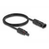 Kabel solarny DeLOCK DL4 4 mm² męski do żeńskiego 1 m czarny