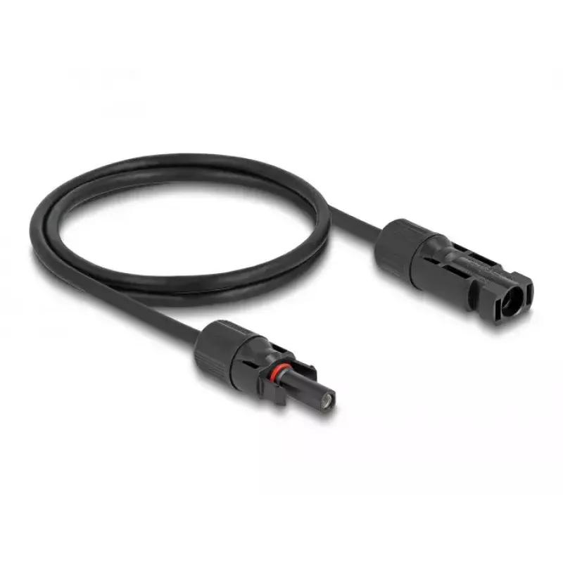 Kabel solarny DeLOCK DL4 4 mm² męski do żeńskiego 1 m czarny