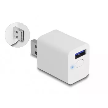 Smart Plug DeLOCK 11828 Wewnętrzny Wi-Fi 2A Biały