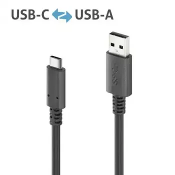 Kabel USB PureLink PI6100-020 2m USB 3.2 Gen 2 USB A USB C czarny