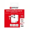 Adapter do gniazdka SKROSS 61663 Uniwersalny Biały 100-250V 2.4A USB