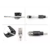 DeLOCK RJ45 Modular plug Cat.6A 25 szt. zestaw z odciążeniem naprężenia, niezawodne zabezpieczenie przed zginaniem