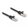 Kabel DeLOCK RJ50 męski na RJ50 męski S/FTP 1 m czarny