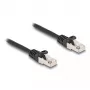 Kabel DeLOCK RJ50 męski na RJ50 męski S/FTP 1 m czarny
