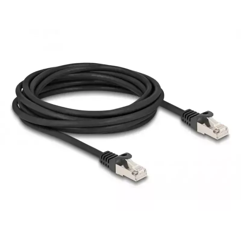 Kabel DeLOCK RJ50 męski na RJ50 męski S/FTP 5 m czarny