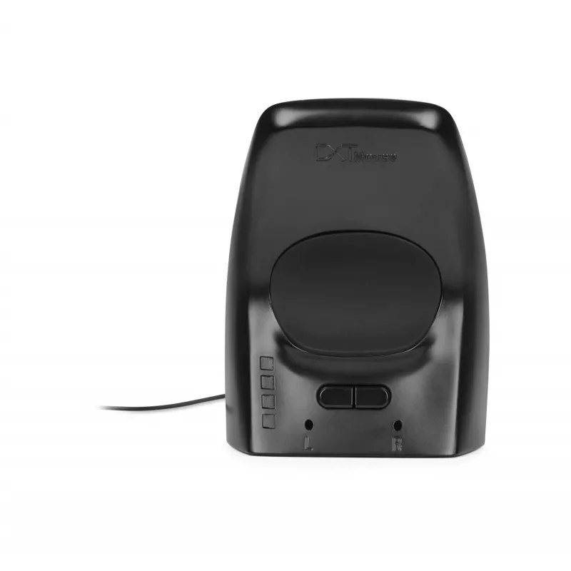 Mysz BakkerElkhuizen DXT 3 bezprzewodowa, oburęczna, optyczna, RF Wireless, 2400 DPI, czarna