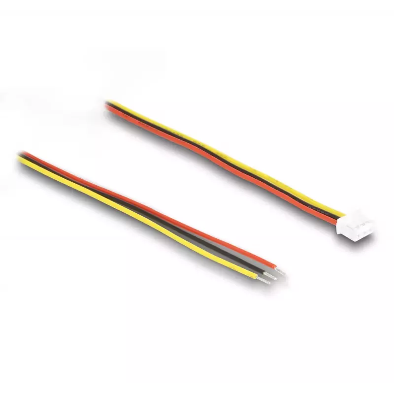 DeLOCK Kabel połączeniowy do modułów kamery 3-pinowych V8 10 cm czarny czerwony żółty