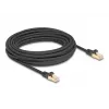 DeLOCK Kabel sieciowy RJ45 Kat.6A S/FTP 10m Czarny