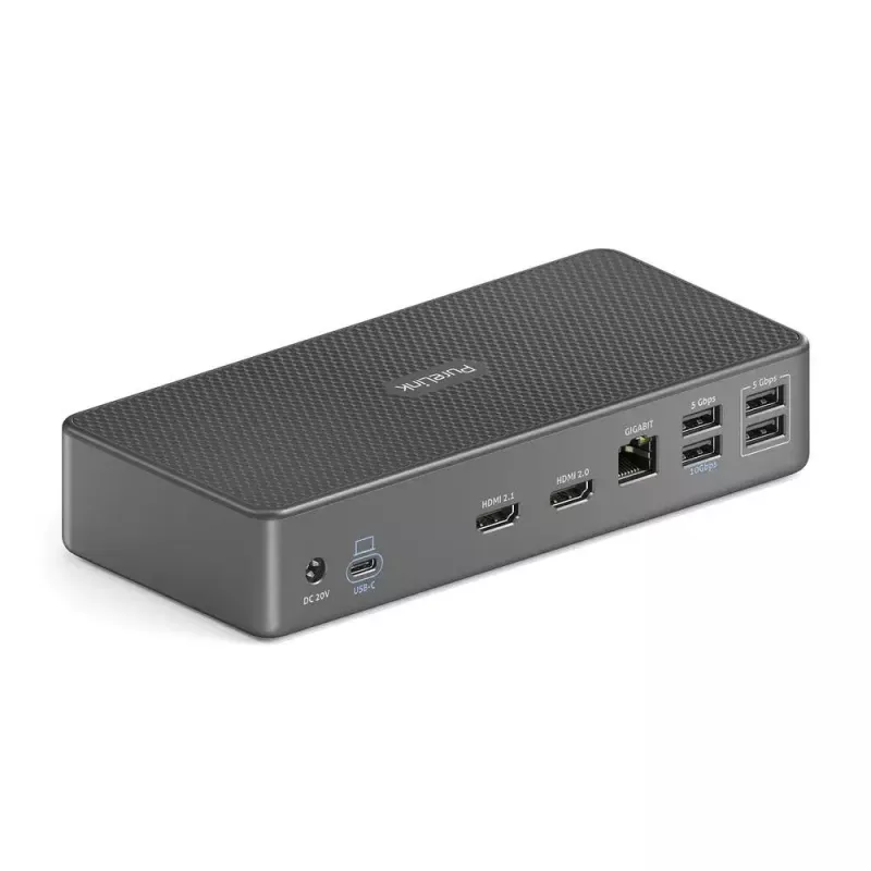 Stacja dokująca do laptopa PureLink VL-D200 przewodowa szara USB Power Delivery HDMI 2.0