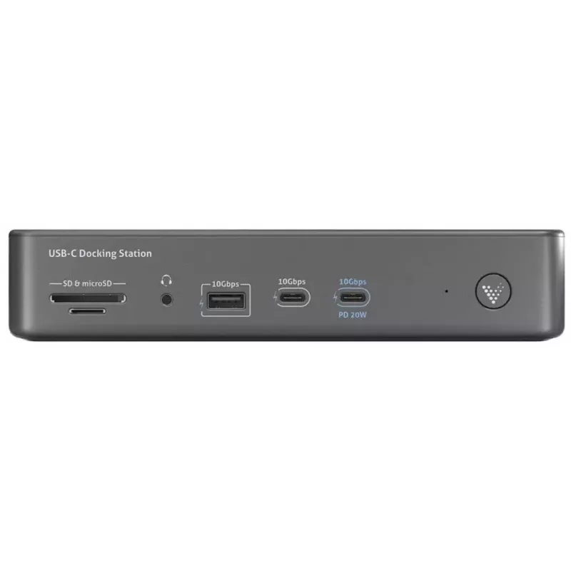 Stacja dokująca do laptopa PureLink VL-D220 przewodowa USB 3.2 Gen 2 Type-C szara
