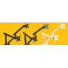 Uchwyt biurkowy BakkerElkhuizen BE Flexible Dual 88,9 cm Biały Mocowanie zaciskowe 20 kg