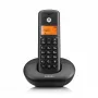 Bezprzewodowy telefon DECT MOTOROLA E201 — słuchawka bezprzewodowa z funkcją głośnomówiącą, do 50 rejestracji