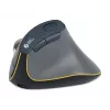 Mysz BakkerElkhuizen FastForward, praworęczna, konstrukcja pionowa, optyczna, RF Wireless + Bluetooth + USB Type-C, 500 DPI, szary