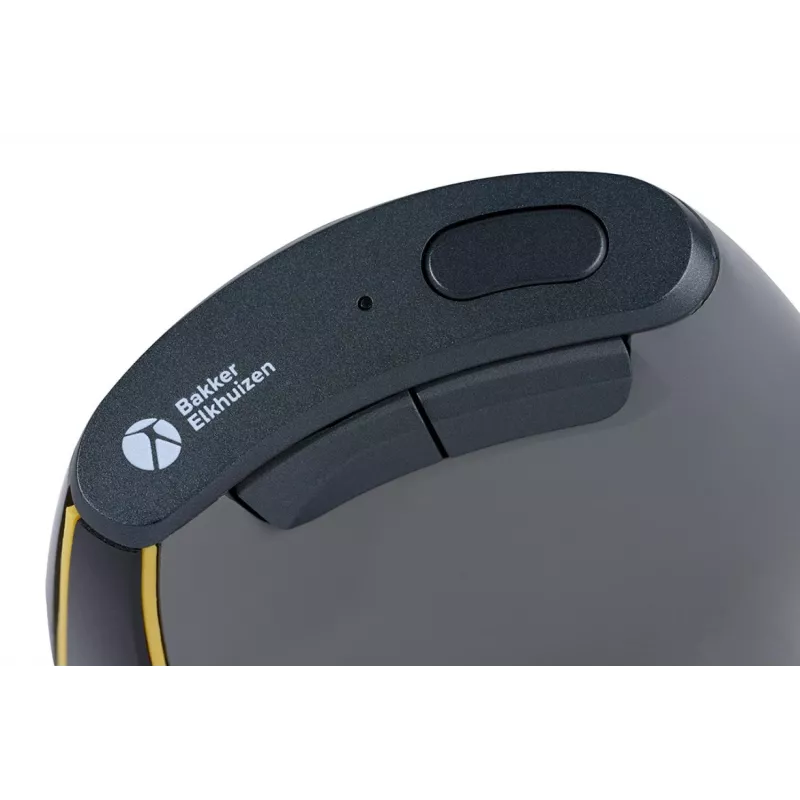 Mysz BakkerElkhuizen FastForward, praworęczna, konstrukcja pionowa, optyczna, RF Wireless + Bluetooth + USB Type-C, 500 DPI, szary