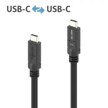 Kabel USB PureLink PI6600-020 USB4 Gen 2x2 2 m czarny
