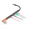 Hub USB-C 7 w 1 BakkerElkhuizen BNECHUB3A4C — 7 portów (USB 3.2 Gen1 A, USB 3.2 Gen1 C, USB 2.0), obudowa aluminiowa, szary/czarny
