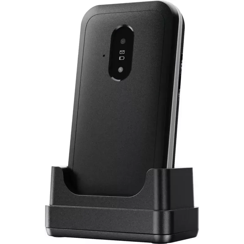 Telefon funkcjonalny Doro Leva E22 2,8 cala 0,3 MP Czarny Biały