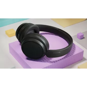 Zestaw słuchawkowy Philips TAH5209BK/97 (seria 5000) — Bezprzewodowy Bluetooth nauszny, 20–20000 Hz, zasięg 10 m, 223 g, czarny