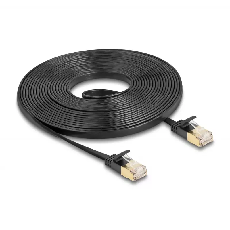 Kabel sieciowy DeLOCK RJ45 Cat.6A wtyk do wtyku U/FTP 5m czarny