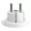 Adapter podróżny SKROSS World to Europe — uniwersalne wejście do gniazda europejskiego, biały, 64×58×47 mm