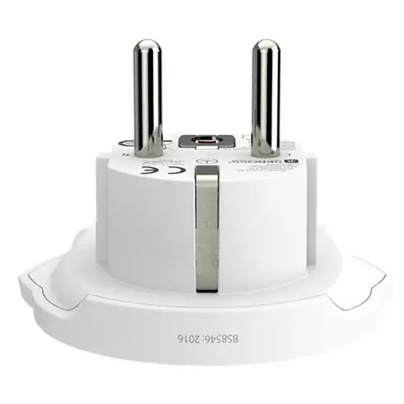 Adapter podróżny SKROSS World to Europe — uniwersalne wejście do gniazda europejskiego, biały, 64×58×47 mm