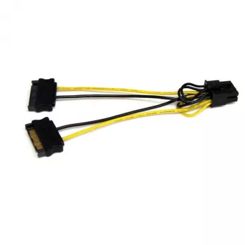 Adapter kabla zasilającego StarTech.com 6in SATA do 8-pinowego PCI Express dla karty graficznej