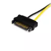 Adapter kabla zasilającego StarTech.com 6in SATA do 8-pinowego PCI Express dla karty graficznej