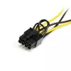 Adapter kabla zasilającego StarTech.com 6in SATA do 8-pinowego PCI Express dla karty graficznej