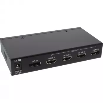 InLine Splitter Video Wall DisplayPort na HDMI 2x2 1 IN 4 OUT 4K UltraHD