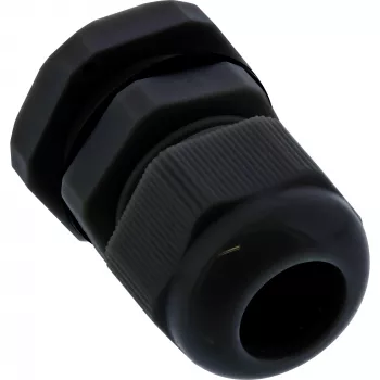 InLine przepust kablowy nylonowy IP68 3,5 - 6 mm czarny 10 szt., Neopren, Nylon, Czarny, 43 g, 80 mm, 120 mm, 25 mm