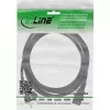 Kabel zasilający InLine, CEE 7/7 prosty / 3-pin IEC C13 męski, czarny, 1m