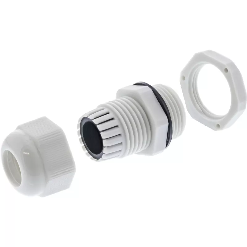 InLine dławik kablowy nylon IP68 4-8mm szary 10 szt.