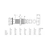 InLine dławik kablowy nylon IP68 4-8mm szary 10 szt.