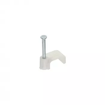 Kwadratowy zacisk kablowy InLine 44020 8mm biały 100 szt. w opakowaniu