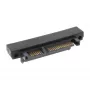 Adapter InLine SATA, M/F, 22-pin (15+7) kątowy w dół