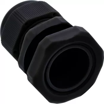 Dławik kablowy InLine 44012B nylon IP68 na kable Ø6–12 mm, czarny, opakowanie 10 szt.