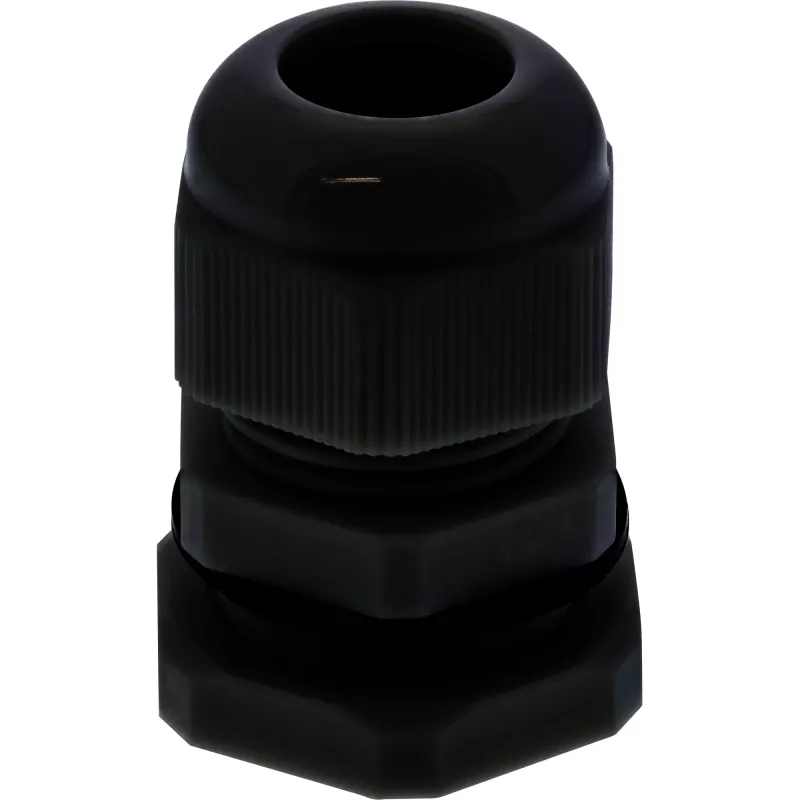 Dławik kablowy InLine 44012B nylon IP68 na kable Ø6–12 mm, czarny, opakowanie 10 szt.