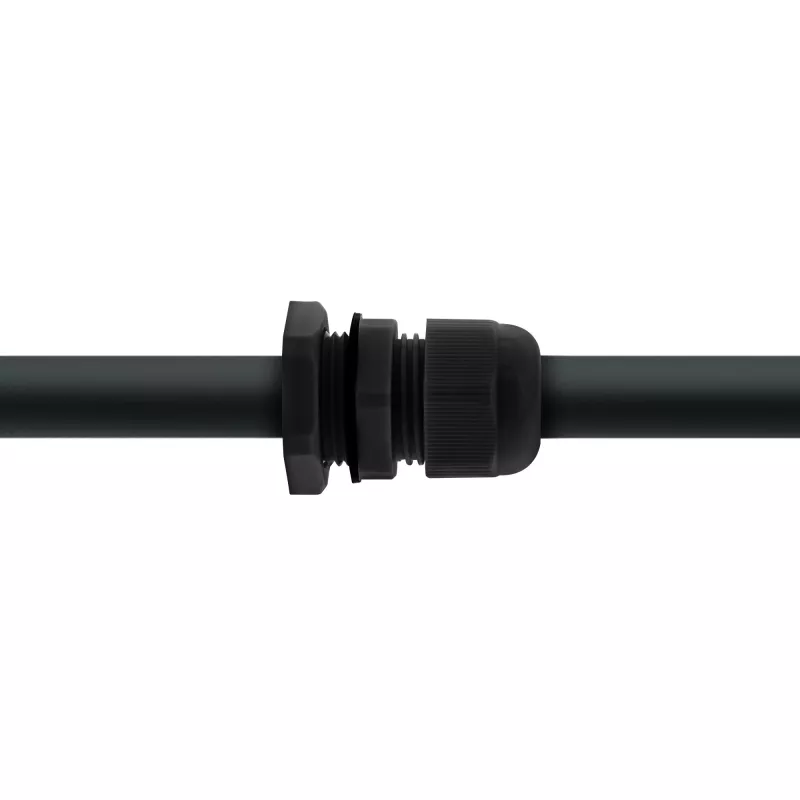 Dławik kablowy InLine 44012B nylon IP68 na kable Ø6–12 mm, czarny, opakowanie 10 szt.