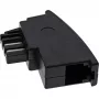 Adapter InLine TAE-N wtyk TAE-N / gniazdo RJ11 6P4C