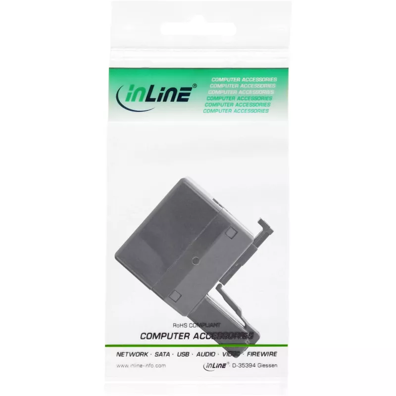 InLine ISDN Distribution rack 1x RJ45 M / 2x RJ45 F bez rezystora terminującego