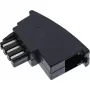 Adapter InLine TAE-F wtyk niemiecki TAE-F / gniazdo RJ11
