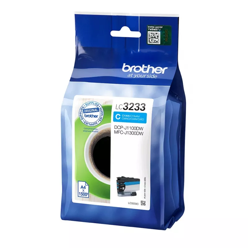 Wkład Brother LC-3233C niebieski atrament 1500 stron DCP-J1100DW/MFC-J1300DW