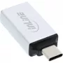 Adapter InLine USB 3.2 Gen.2, USB-C męski na USB-A żeński, srebrny
