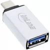 Adapter InLine USB 3.2 Gen.2, USB-C męski na USB-A żeński, srebrny