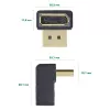 Adapter InLine DisplayPort, DisplayPort męski / żeński skierowany do góry