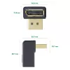 Adapter InLine DisplayPort, męski / żeński, skierowany w dół