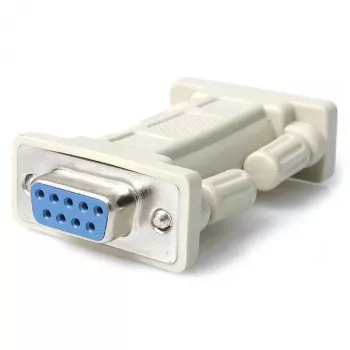 StarTech.com DB9 RS232 Szeregowy Adapter Null Modem - F/F, DB-9, DB-9, Biały