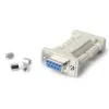 StarTech.com DB9 RS232 Szeregowy Adapter Null Modem - F/F, DB-9, DB-9, Biały