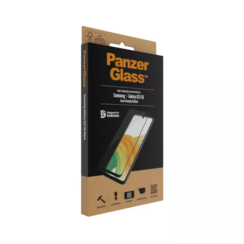 Szkło ochronne PanzerGlass Samsung Galaxy A33 5G odporne na zarysowania i wstrząsy