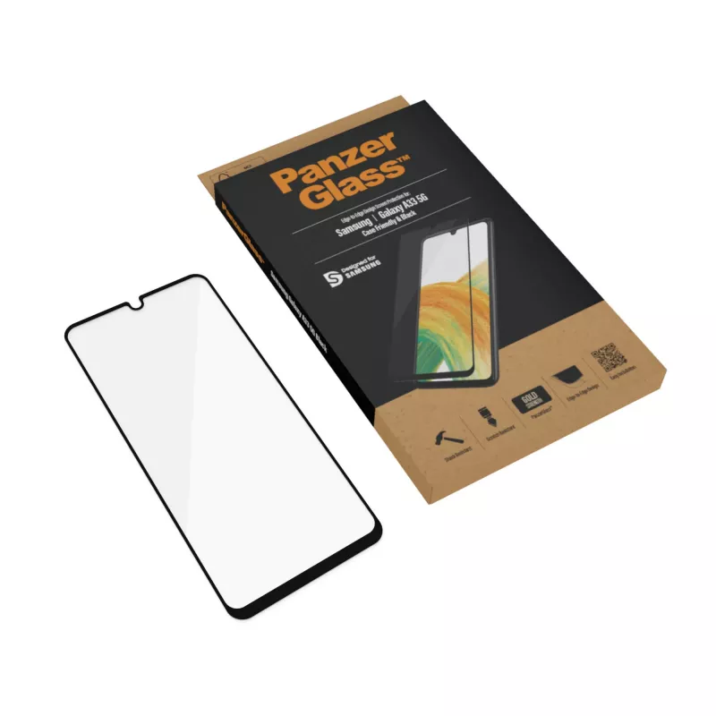 Szkło ochronne PanzerGlass Samsung Galaxy A33 5G odporne na zarysowania i wstrząsy